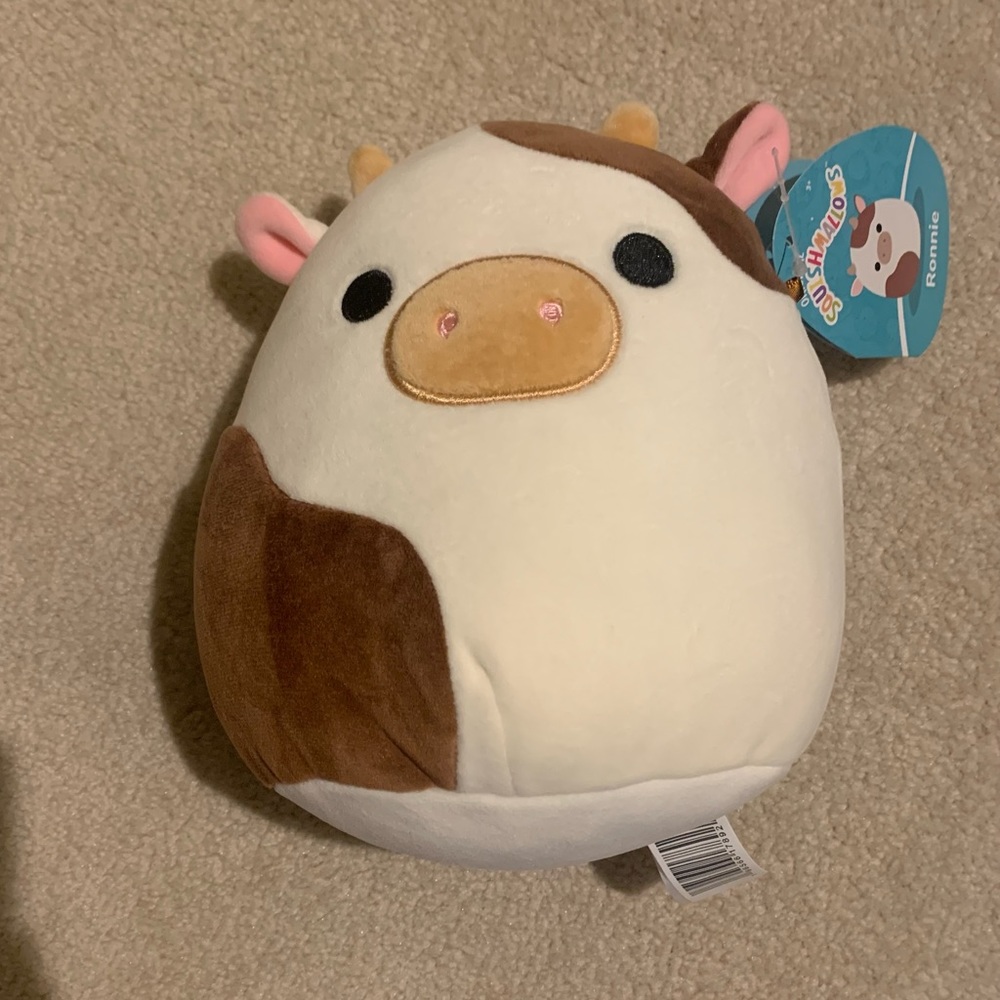 🤎Squishmallow ronnie cow brown tan farm animal plush 🤎